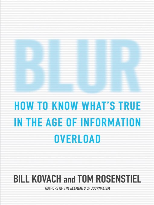 Title details for Blur by Bill Kovach - Available